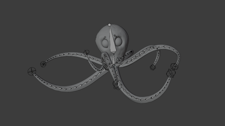 Rigged Octopus preview image 3